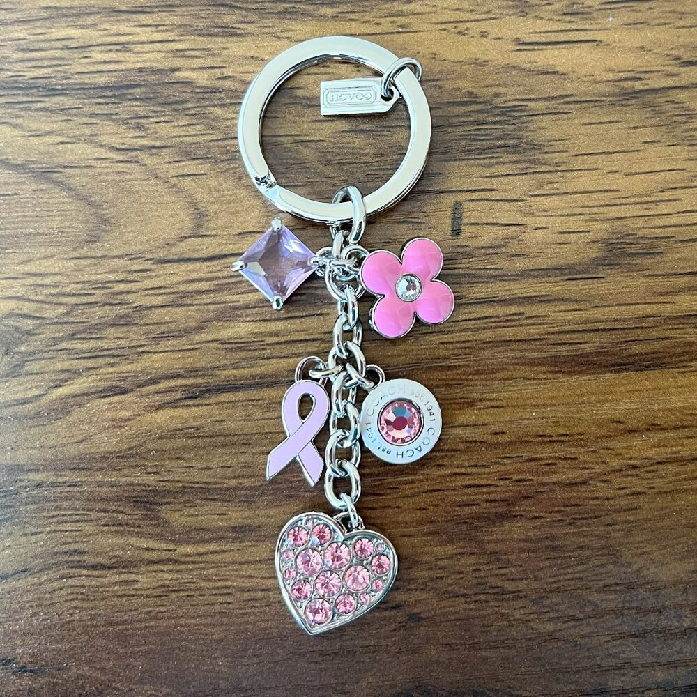 COACH BCA Keychain Fob Purse Charm